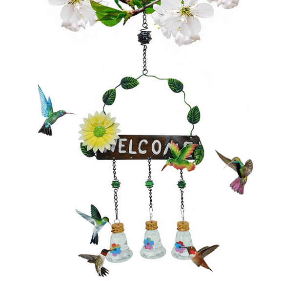 Hummingbird Feeder, Leak-Proof Hummingbirds Feeders for Outdoors Hanging, Bird Feeder for Garden Birds Watching Patio Decoration & Gift