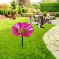 thumbnail image 1 of Hummingbird Feeder Metal Birdbath with Stake, Dual-Function Outdoor Bird Bath and Food Station, Weather-Resistant Garden Decor Gift for Bird Watching Enthusiasts, 1 of 5
