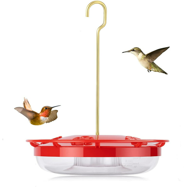 Hummingbird Feeder for Outdoors,Hanging Hummingbird Feeder with 8 Feeding  Ports (16 oz ), Easy to Clean and Fill 