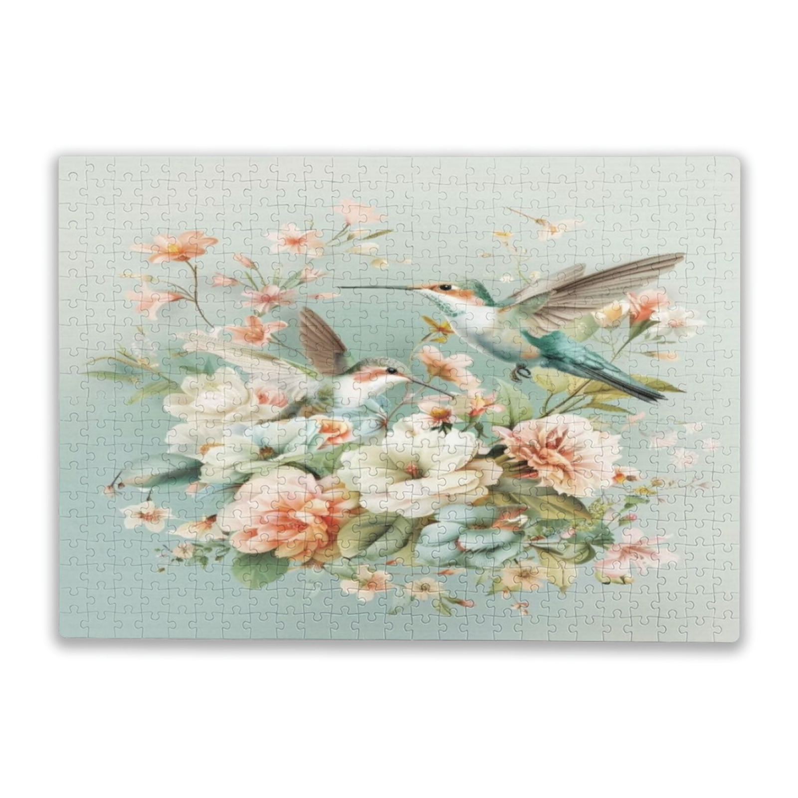 BBOLDIN Hummingbird Flower Puzzle - 1000 Piece Nature Jigsaw Puzzle For Adults