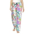 thumbnail image 1 of Hummingbird Flower Women'S Pajama Pants Drawstring Pj Bottoms Pants With Pockets Small, 1 of 6