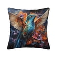 thumbnail image 1 of Hummingbird Galaxy Art Throw Pillow Cases Decorative Cushion Covers for Living Room Bed Sofa Couch 22x22, 1 of 6