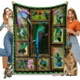 thumbnail image 1 of Hummingbird Gifts for Women Men, Hummingbird Print Fleece Throw Blanket, Soft Cozy Flannel Blankets and Throws for Couch Bed Sofa Room Decor, Lightweight Warm Plush Blanket for All Season 60" x 80", 1 of 6