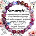 thumbnail image 1 of Hummingbird Gifts for Women, Inspirational Hummingbird Bracelet Jewelry Gifts, Christmas Birthday Retirement Gifts for Her Women Friends Sisters Mom, 1 of 5