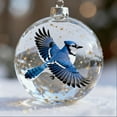 thumbnail image 1 of Taicans ‌Hummingbird Glass Ball Christmas Tree Ornament - Flying Hummingbird Design with Sparkling Stars,Unique Holiday Decoration for Xmas Tree,Home Decor,Gift‌, 1 of 6