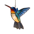 Picture of Hummingbird Handmade Acrylic Suncatcher, Faux Stained Glass Window ...