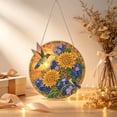 thumbnail image 1 of Hummingbird Hanging Diamond Art Kits for Adults, 2D Pearl Diamond Art Suncatcher, 9.41inch Acrylic DIY Art Pendant with Hanging Chain for Window, Wreath, Xmas Party Display, 1 of 6