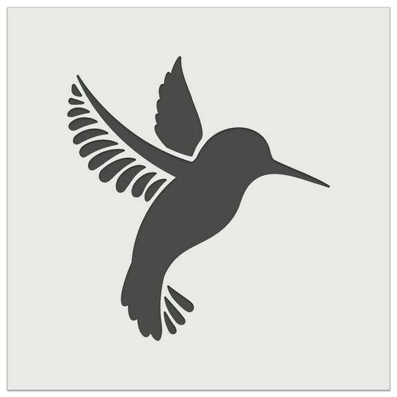 Hummingbird Hovering DIY Cookie Wall Craft Stencil - 4.5 Inch