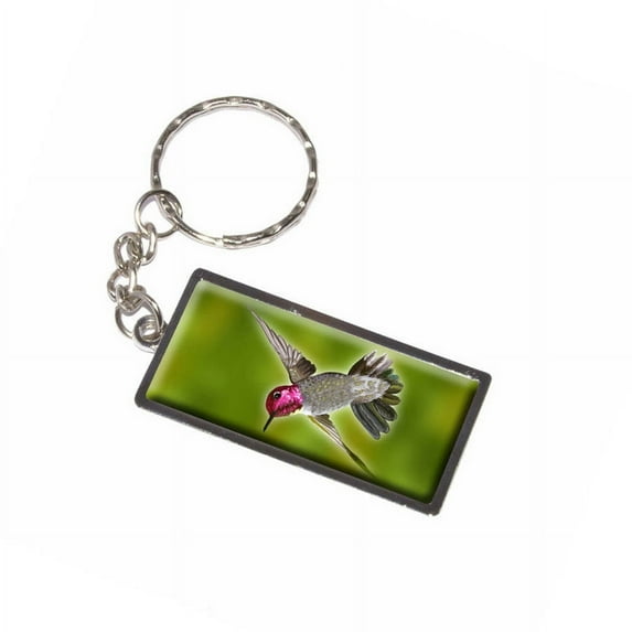 Hummingbird Humming Bird Flying Keychain Key Chain Ring