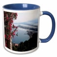 thumbnail image 1 of 3drose, Hummingbird in Sicily Italy, 15oz Two-tone Blue Mug, 1 of 6