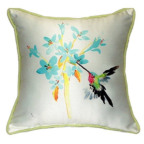 Hummingbird Indoor/Outdoor Throw Pillow