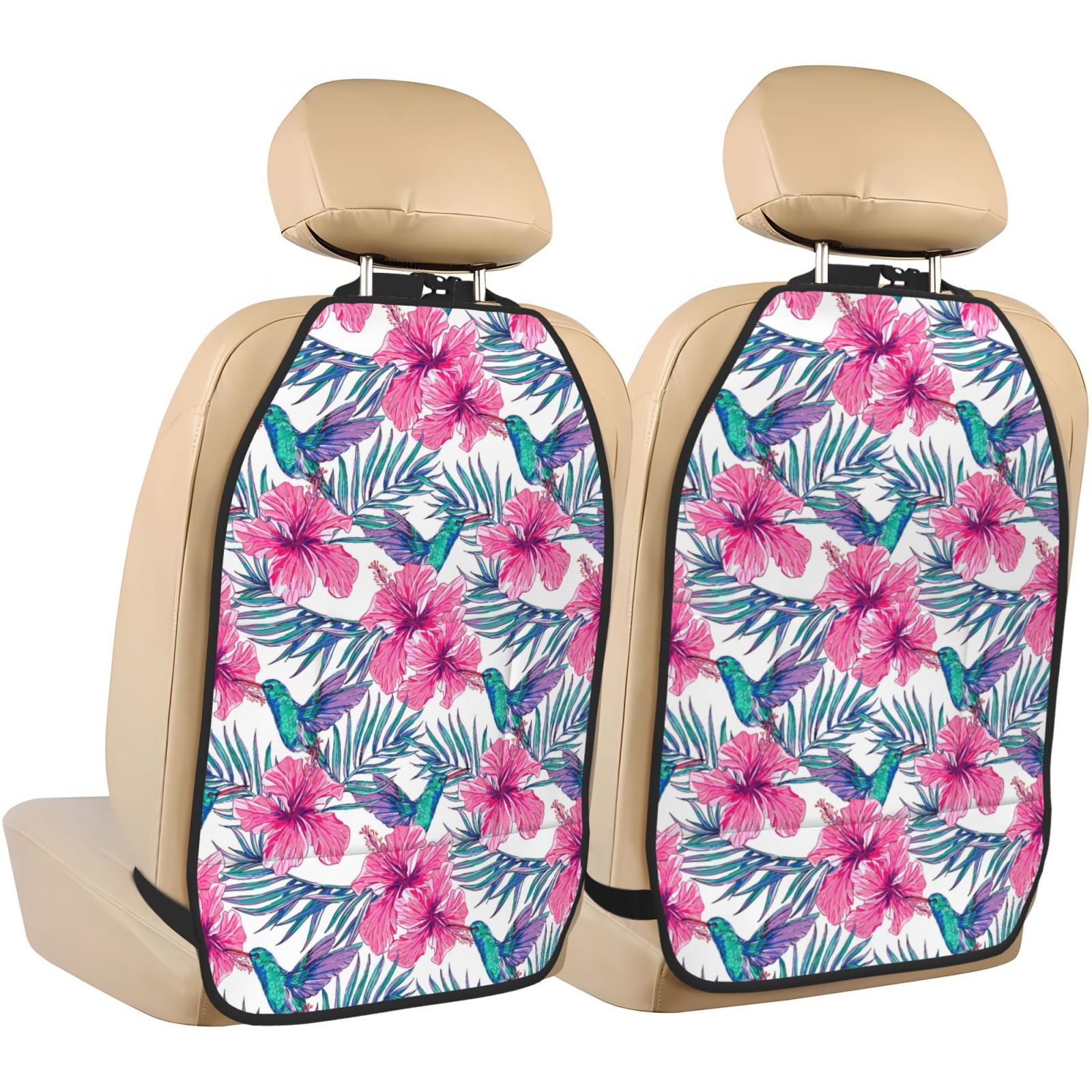 Cozeyat Aztec Tribal Car Floor Mats With Hummingbird Design - Back Seat Protector For SUVs, Sedans, Trucks - View #7