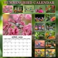 Hummingbird Monthly 2025 Wall Calendar Nature Photography Calendar 2025