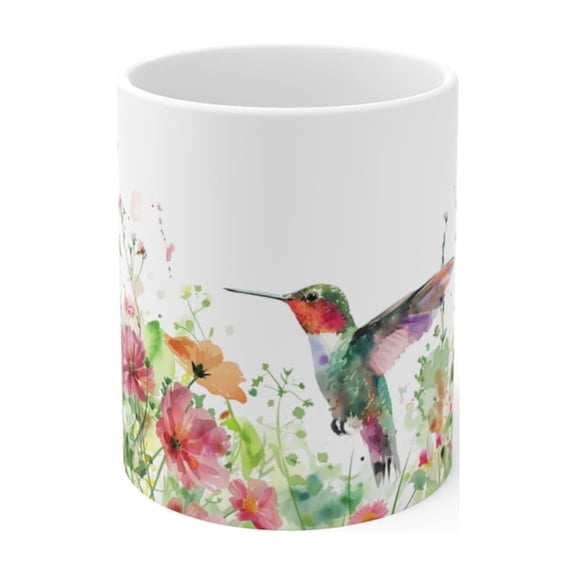 Hummingbird Mug Bird Animal Lover Tea Mug Gift Hummingbird Coffee Mug Hummingbird Cup Hummingbird Coffee Cup Inspirational Mug.