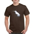 thumbnail image 1 of Hummingbird Neon Art T-Shirt Men -Image by Shutterstock, Male 4X-Large, 1 of 4