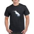 thumbnail image 1 of Hummingbird Neon Art T-Shirt Men -Image by Shutterstock, Male Large, 1 of 4
