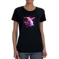 thumbnail image 1 of Hummingbird Neon Shaped T-Shirt Women -Image by Shutterstock, Female Large, 1 of 4