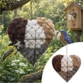 thumbnail image 1 of Hummingbird Nesting Material Kit Refillable Bird Nesting Material Holder with Chain Hook, Rustic Hanging Helper Cage Cotton Bird House for Outdoor Porch Houses Resting Place, 1 of 6