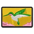 thumbnail image 1 of Hummingbird Silhouette Applique Multi-Color Embroidered Hook & Loop Patch - 3 Inch Medium, 1 of 5