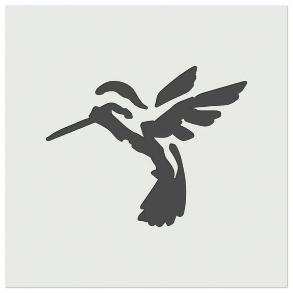 Hummingbird Sketch DIY Cookie Wall Craft Stencil - 7.0 Inch
