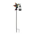 thumbnail image 1 of Hummingbird Solar Garden Light Outdoor Decoration - Large 17-inch Waterproof Iron Hanging Lantern with Ground Stake, Color-Changing LED Path Light for Yard Patio Landscape, 1 of 6