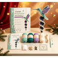 thumbnail image 1 of Hummingbird Spiral Hanging Crochet Kit Full DIY Craft Supplies for Christmas Handmade Ornament Comes with Yarn Tools and Detailed Guide (Hummingbird), 1 of 8