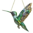 thumbnail image 1 of Hummingbird Stained Glass Window Hanging Ornament Sun Catcher Cute Bird PendantS, 1 of 8