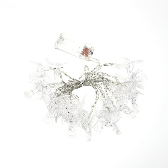 Hummingbird String Lights with Soft LED Illumination, Indoor & Outdoor Decorative Holiday Wedding Garden Lighting, Energy-Efficient and Safe for Versatile Use