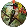 thumbnail image 1 of Hummingbird: -Style Christmas Ornament - Made With Real Glass, Holiday Keepsake, Xmas Tree Hanging Decoration, Seasonal Gift Idea, Collectible Ornament 2025 Christmas Tree Decorati, 1 of 5