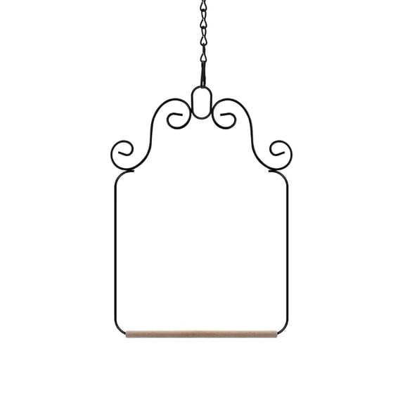 Hummingbird Swings and Perches,Metal Frame with Hanging Chain for Indoor Outdoor Trunk Lawn Patio Garden