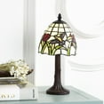 thumbnail image 1 of JONATHAN Y Hummingbird Tiffany-Style 12" LED Table Lamp, Bronze, JYL8014A, 1 of 6