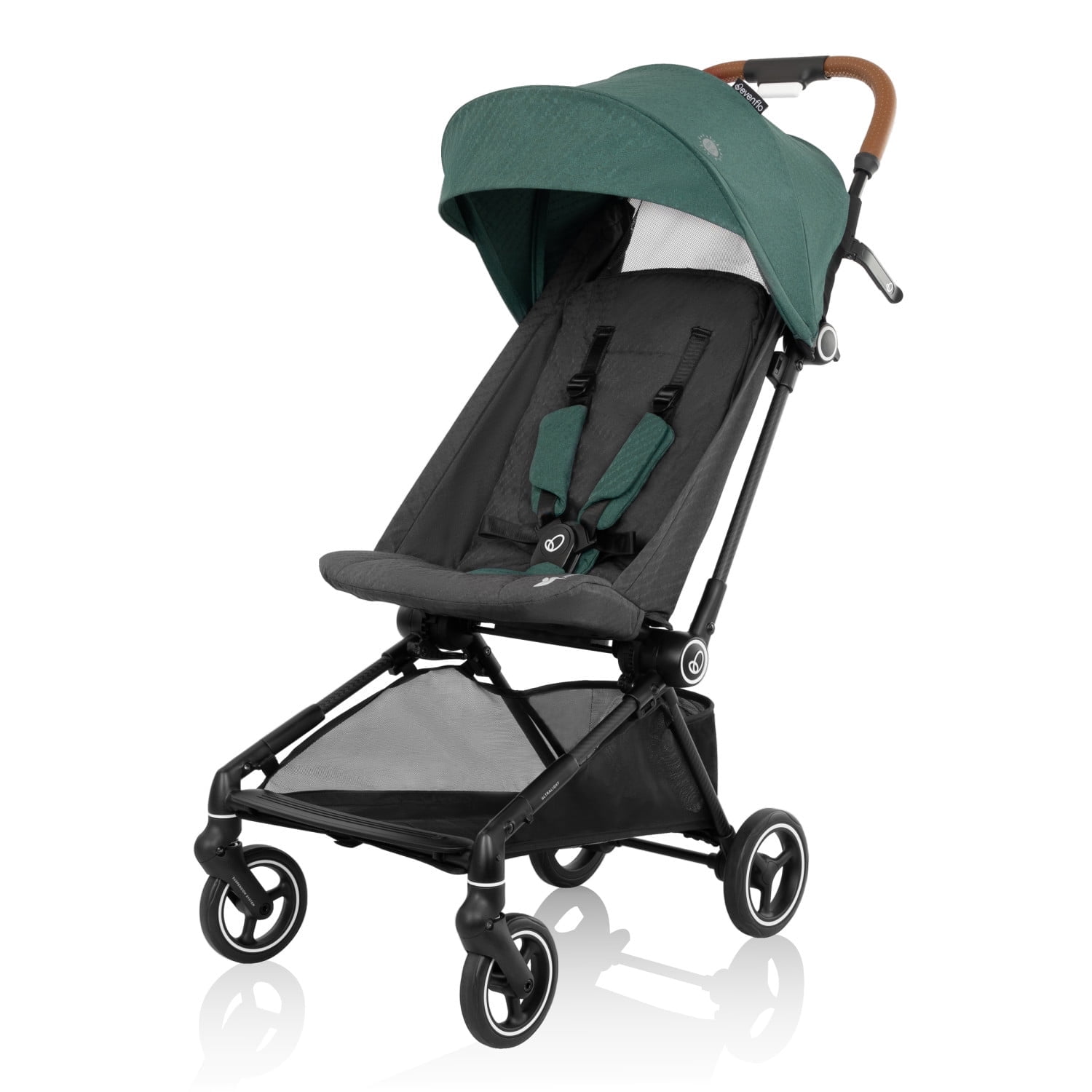 Evenflo Hummingbird Ultra-Lightweight Carbon Fiber Stroller, Caslon Green