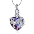 thumbnail image 1 of Hummingbird Urn Necklace for Ashes for Women Heart Cremation Jewelry Memory Keepsake Pendant for Loss Loved Ones, 1 of 6