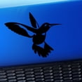 thumbnail image 1 of Hummingbird - Vinyl Decal - Choose Color - [BLACK], 1 of 1