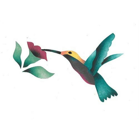 Hummingbird Wall Stencil SKU #638 by Designer Stencils