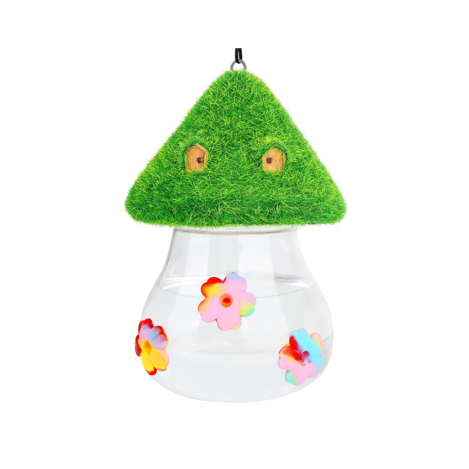 Hummingbird Water Feeder Outdoor Hanging Tie Dye Flower Bird Feeding