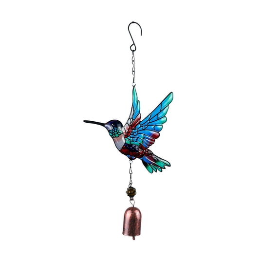 Hummingbird Wind Chimes for Outside, Bird Sun Catcher Wind Chime, Garden Decor for Patio Porch Yard Balcony, Hanging Windchimes Gifts for Women Mom Grandma Gardeners