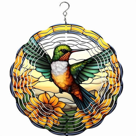 Hummingbird Wind Spinner
