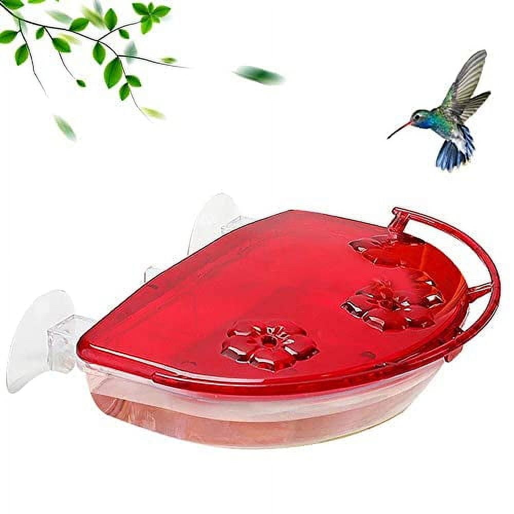 Hummingbird Window View Feeder Jewel Box Suction Cups Bird - Walmart.com