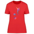 thumbnail image 1 of Hummingbird With Leaf Tail T-Shirt Women -Image by Shutterstock, Female Small, 1 of 2