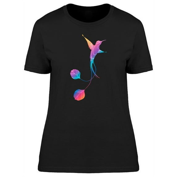 Hummingbird With Leaf Tail T-Shirt Women -Image by Shutterstock, Female XX-Large