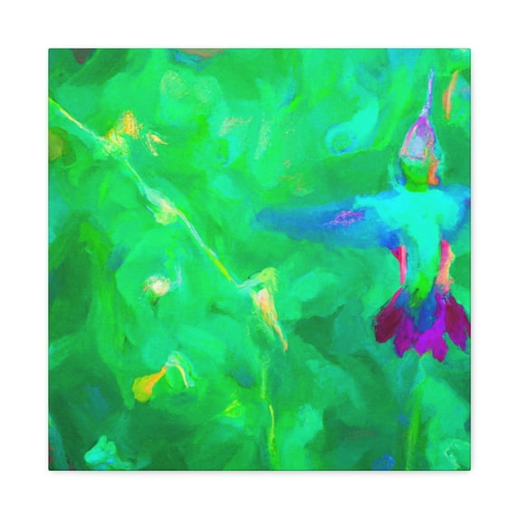 Hummingbird in Flight - Canvas