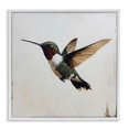 thumbnail image 1 of Stupell Industries Hummingbird over Distressed Rustic White Framed Giclee Art, design by Creative Studio, 17 x 17, 1 of 8