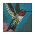 thumbnail image 1 of "Hummingbird with Ruby Throat" - Canvas, 1 of 25