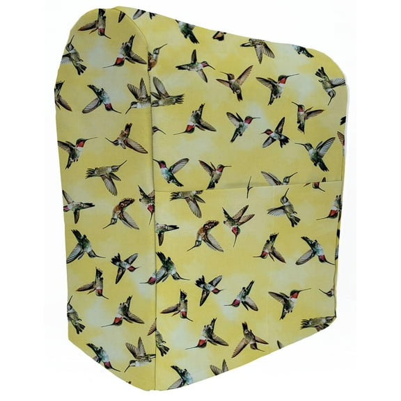 Hummingbirds Cover Compatible with Cuisinart 5.5qt Precision Master Stand Mixer by Penny's Needful Things (Yellow)