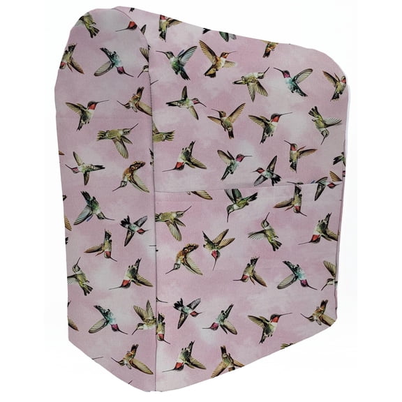 Hummingbirds Cover Compatible with Hamilton Beach 4 Quart 7 Speed Tilt Head Stand Mixer by Penny's Needful Things (Pink)