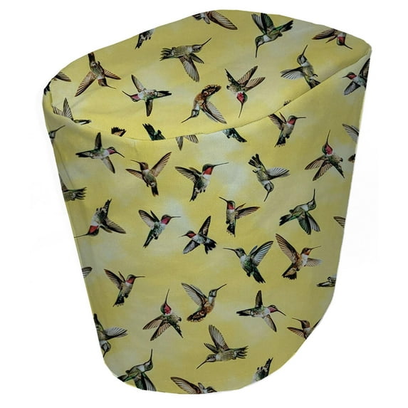 Hummingbirds Food Processor Cover by Penny's Needful Things (Large, Yellow)