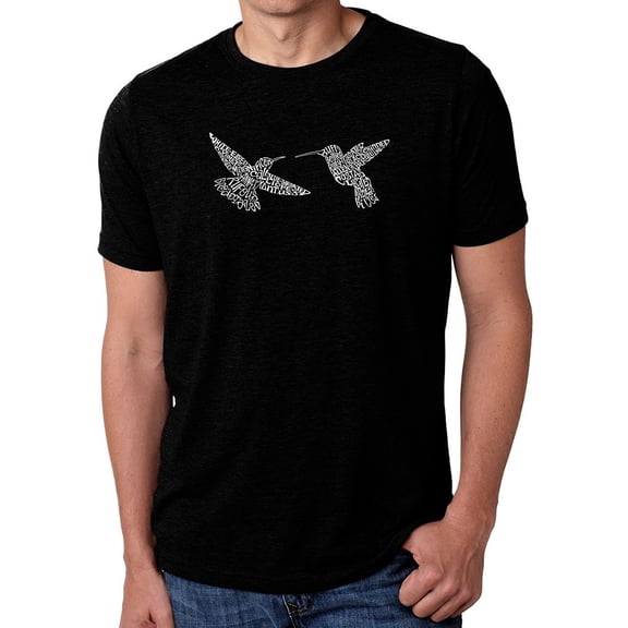 Hummingbirds - Men's Premium Blend Word Art T-Shirt