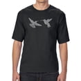 thumbnail image 1 of Hummingbirds - Men's Tall and Long Word Art T-Shirt, 1 of 2