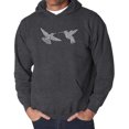 thumbnail image 1 of Hummingbirds - Men's Word Art Hooded Sweatshirt, 1 of 2